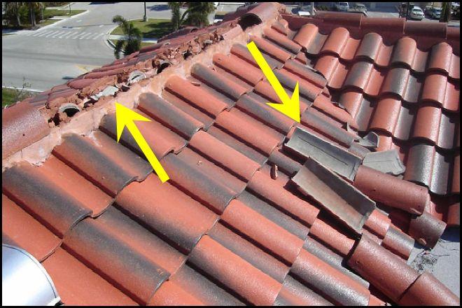 ROOF Our inspection of the roof identifies the roof type and materials, and any visually apparent defects with the roof components (e.g., flashings, drainage skylights, chimney(s), roof penetrations).