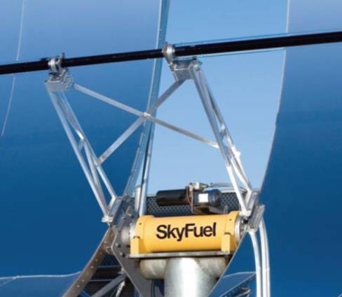 SGX-2 (Nevada Solar One) drive The SkyTrough drive system uses a helical sliding spline hydraulic rotary actuator.
