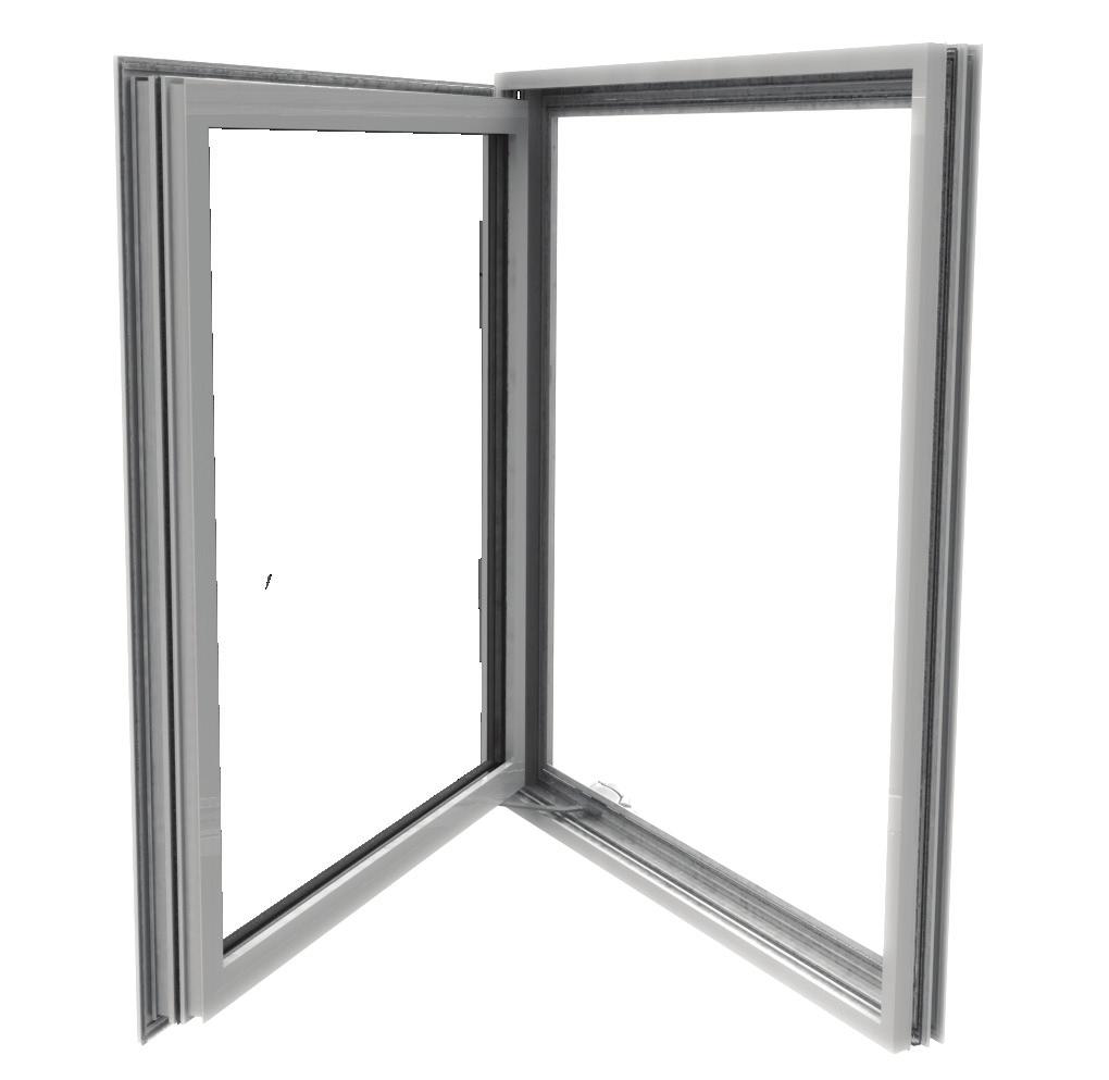 WINDOWS ES-P252 Casement/Awning/Fixed Window ES-P252 is an operable out-swing window that offers an unobstructed view and
