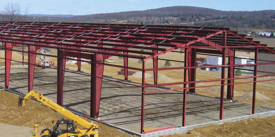 Secondary Framing Roof Structurals Nucor Building Systems supplies either cold-formed Zee section purlins or open web bar joists.