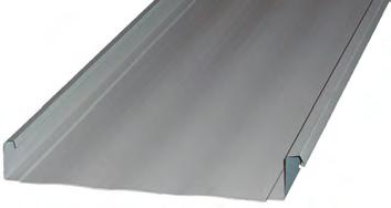 Nucor CFR Standing Seam Roof System Maximum weather protection for low profile roof applications.