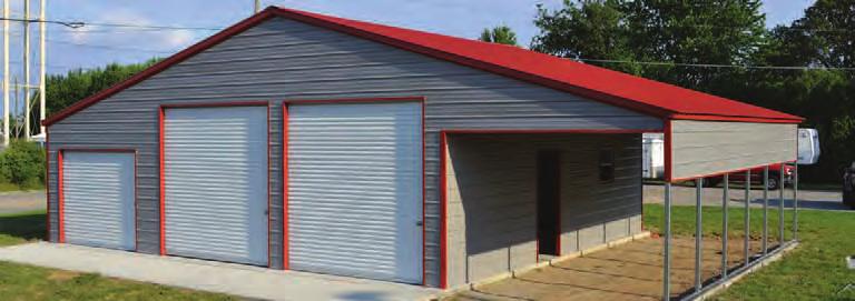 x 10' garage doors with one side walk-in door