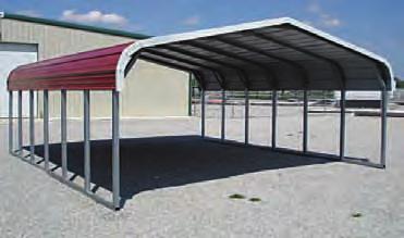 Carport Shown Thick, heavy and