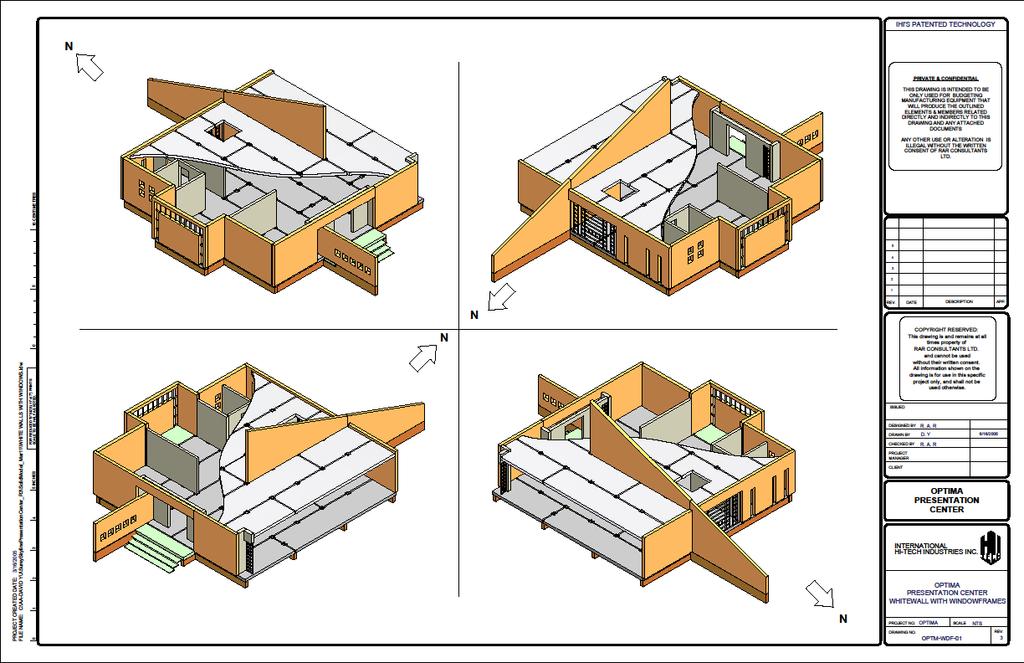 ISOMETRIC VIEWS OF OFFICE SPACE