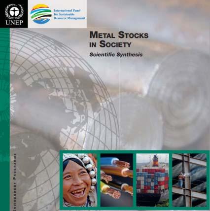The metals WG work plan Promote the recycling of metals and the circular economy Production of assessment reports: Rapport 1: Metal Stocks in Society Rapport 2a: Recycling Rates ORE Rapport 2b: