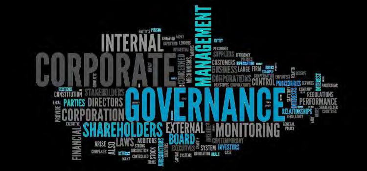 Organizational Governance Knowledge to facilitate the organization s corporate legal and governance