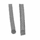 Conductive Elastomer Extruded Strips Extruded Strips Chomerics extruded conductive elastomer gaskets are solid and hollow strips which are available in a variety of cross section configurations.