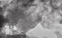 7 show the HRTEM images of the catalysts, highlighting the sizes and distribution of Rh2O3 nanoparticles on the supports.