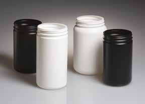 HDPE V-Line Wide Mouth Jars (C/T) Wide mouth HDPE jars are ideal for everything from niche food products to nutritional supplements to personal care products such as bath salts, gels and body scrubs.
