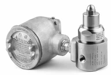 38 Pressure Regulators and Filters Electrically Heated Vaporizing Pressure-Reducing Regulator (KEV Series) The KEV series is an electrically heated vaporizing regulator with a low internal volume.