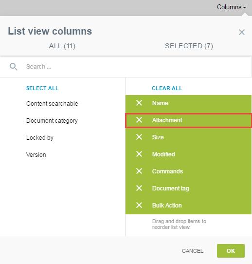 Document Categories 357 Within the Workspaces application you are able to define specific Document Categories to use in OpenAir.