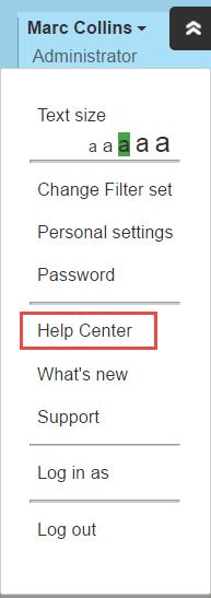 Note: To enable this feature, please contact OpenAir Support and request the "OpenAir Help Center" feature.