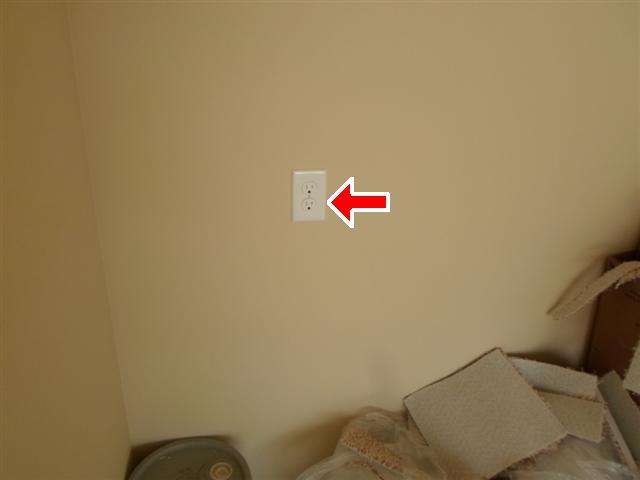 6 The rear left wall outlet was not a gfci rated outlet.