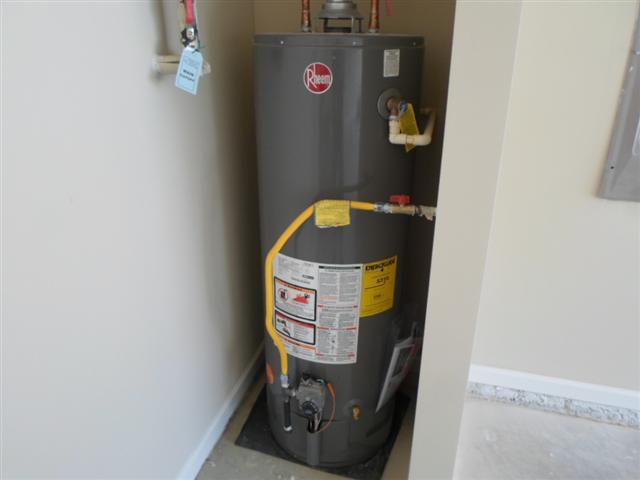 13. Water Heater water heater Styles & Materials Brand of unit 1: Rheem Location of unit 1: In the garage Age of unit 1: 2013 Type of unit 1: Gas Size (Gallons) of unit