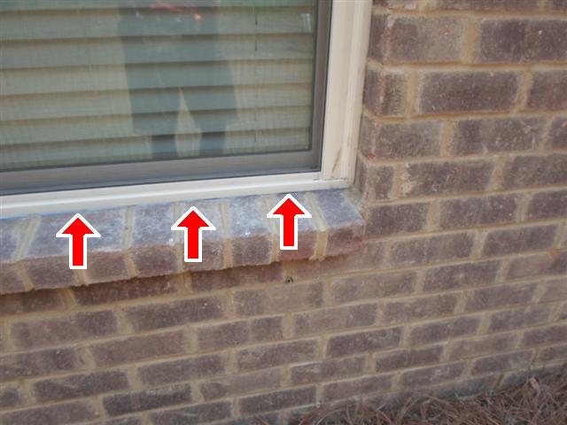 Re-adjust the door hardware. The exterior of the home was inspected and reported on with the above information.