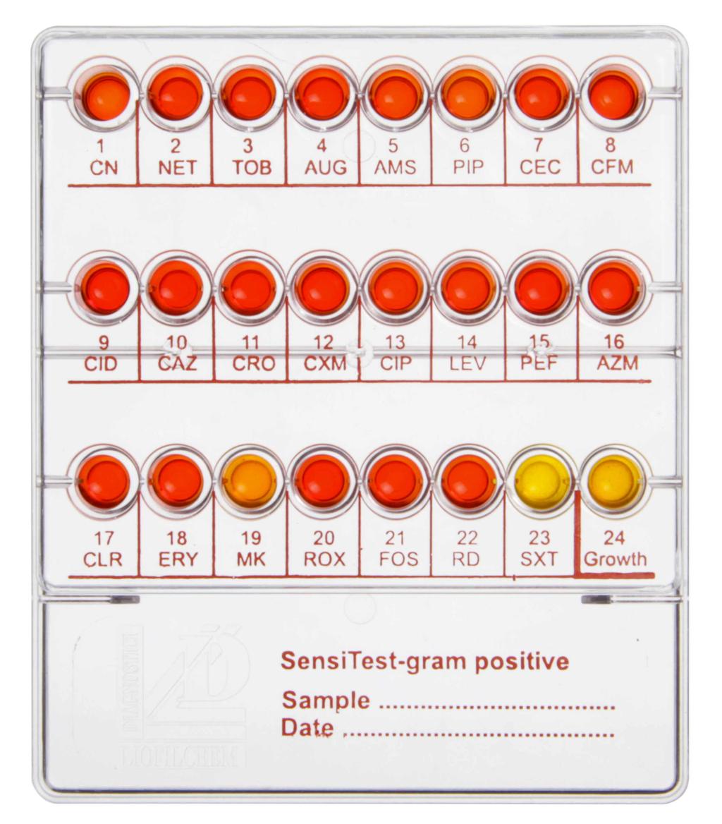 SensiQuattro Candida EU System for susceptibility testing of yeasts, 8 antifungal agents x 4 concentrations. Packaging Ref.