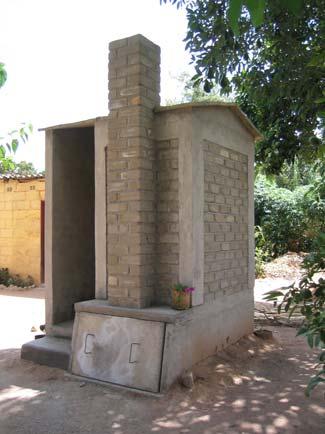 Another example of a superstructure is a brick single vault urinediverting toilet built by Mvuramanzi Trust (Figure 6-42).