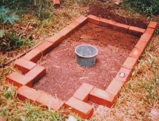 6.1 How to build a single vault urine-diverting toilet The first part of making a single vault urine-diverting toilet is to make the base slab and latrine slab.