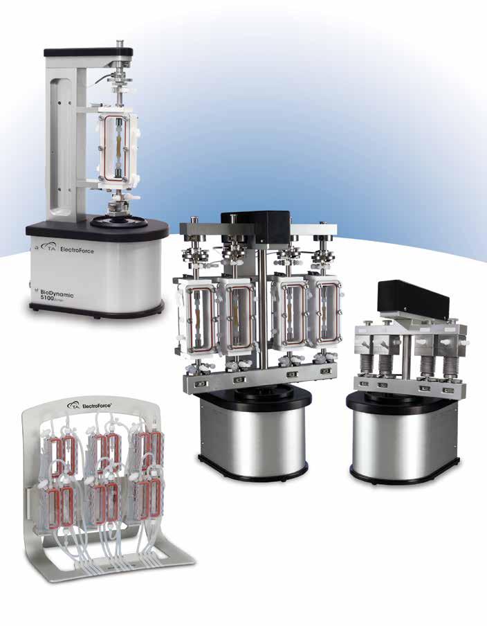 ElectroForce BioDynamic Test Instruments ElectroForce mechanical test instruments Transformational Biomedical Technology Engineered to Advance Tissue Growth Functional tissue engineering requires a