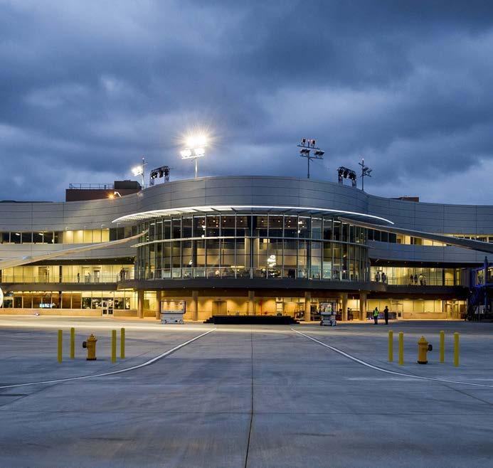Project: San Francisco International Airport Products: SSR /XLS Expansion Joint Covers Location: Terminal Floor, Wall, Ceiling and Exteriors SSR is Cradle to Cradle Certified Silver.