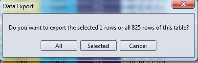 From the drop down, right click Export to Excel 3.