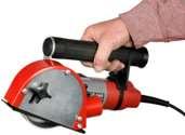 angle grinder is most common