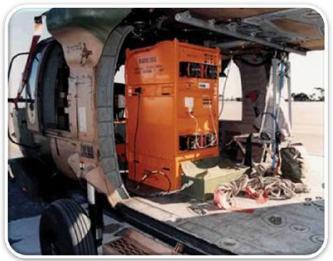Figure 1. The Royal Australian Air Force placed its PXI system in a rugged rack that withstands a high degree of shock and vibration during flight.