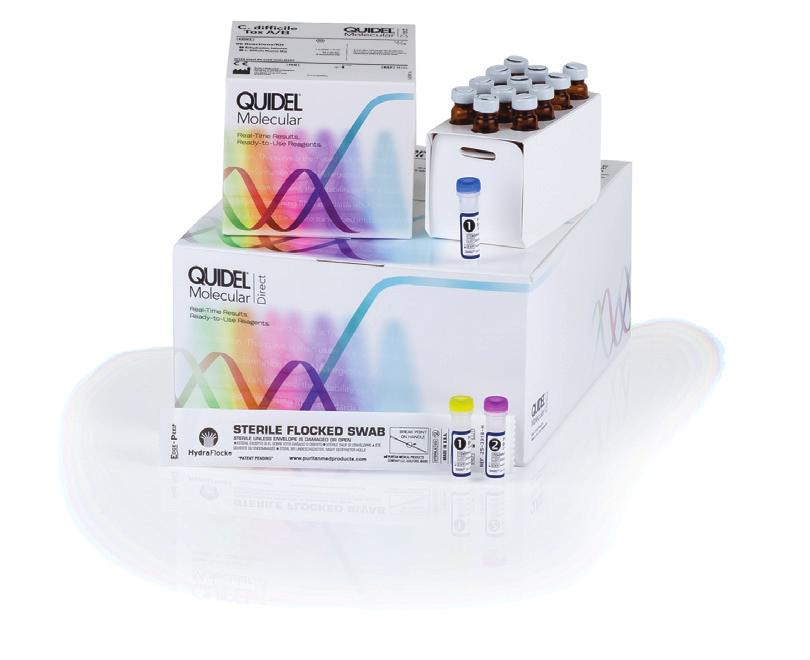 Behind every diagnosis, there is an enhanced molecular workflow QuantStudio Dx instrument + Quidel Molecular Assays = the power of molecular diagnostics We distribute Quidel real-time PCR kits for