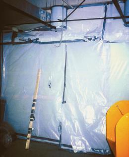 Limited Containment Limited containment is generally recommended for areas involving between 10 and 100 square feet (ft 2 ) of mold contamination.