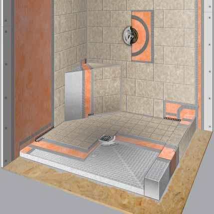 PRODUCT & ORDERING INFO The ordering information for the Schluter -Shower System and Schluter -DITRA components outlined in this Handbook is located below.