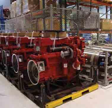 Marine short-sea shipping Natural gas propulsion technology is commercially available for large marine engines. One ship can use as much fuel as 50 heavy-duty trucks.