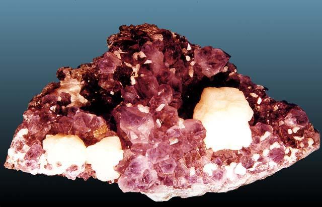 For example, pure quartz is colorless or white,