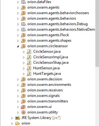 8.6. Additions to the Orion Framework There are several code changes made for the Orion Framework in order to add sensor stations and pop-up targets and to implement their functionality.