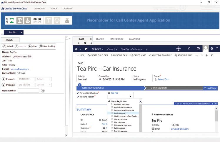 6.1. INSURANCECORE APPLICATION CONNECTOR This is the connector which connects CRM INsurance2 and Insurance Core application. It defines insurance data model, i.e. entities, attributes and logic which preforms synchronization between two systems.
