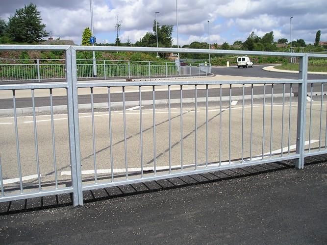 PEDESTRIAN GUARD RAIL SYSTEMS Pedestrian guard rails are designed