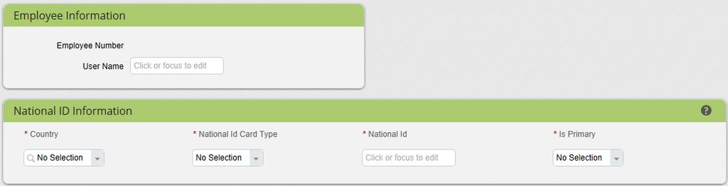 in 6 National Id Card : National Id: Select the applicable ID.