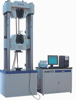 Servo Hydraulic Universal Testing Machine SHT4000G Series SHT4000G series especially for tensile test of steel strand wire with extra-length columns.