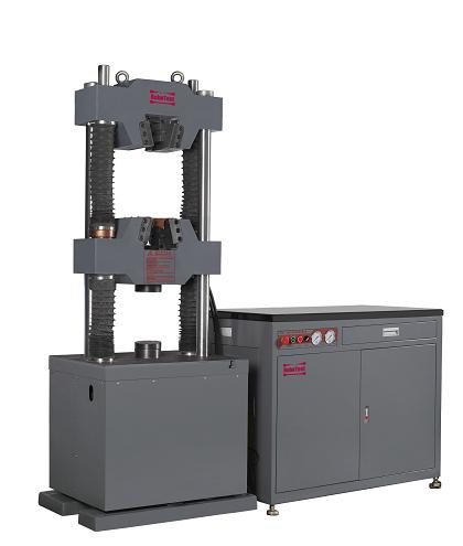 SERVO-HYDRAULIC UNIVERSAL TESTING MACHINE SERIES A RoboTest Series A Servo-Hydraulic Universal Testing Machine feature servo-valve control of hydraulic power to perform accurate and reliable tension