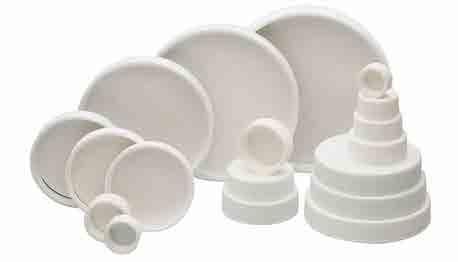 > 43 Caps & Closures Polypropylene Screw Caps Use these caps with WHEATON or other manufacturers glass bottles or vials Polyvinyl liners can be used with mild acids, alkalis, solvents and alcohols