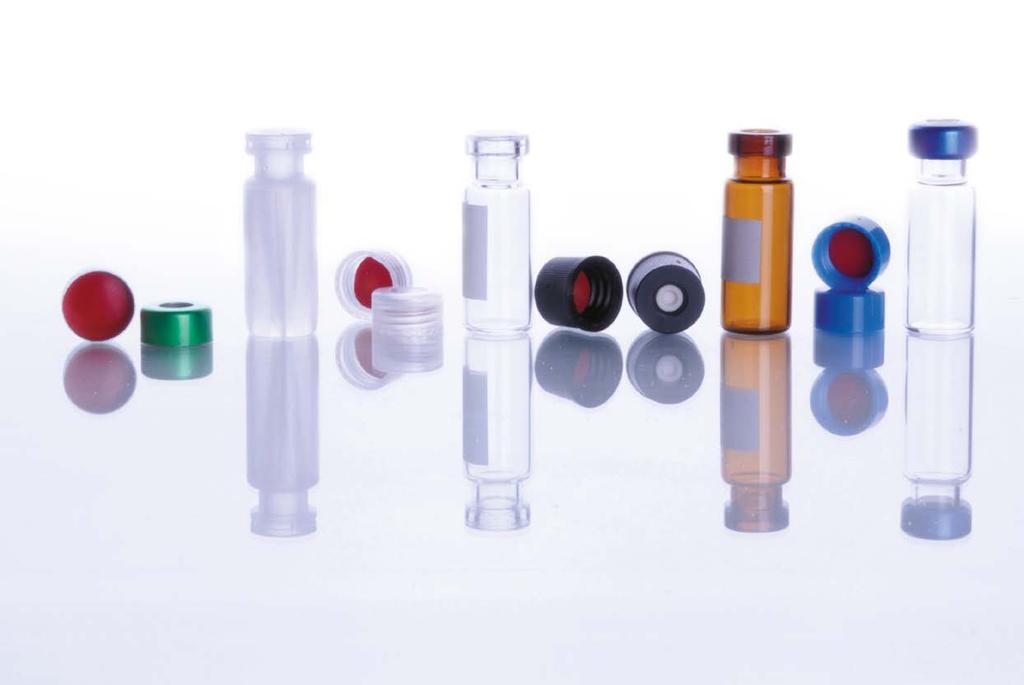 Chromatography > 88 LVI Vials 12 x 32mm Crimp Top 225221-01 225220-01 Borosilicate glass vial with 300µL glass limited volume insert Limited