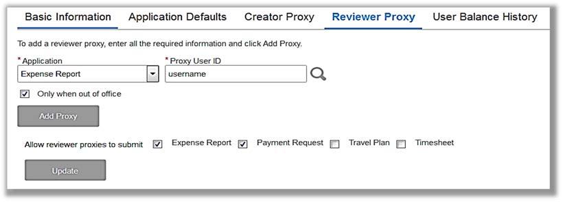 Process Note: Check the boxes to Allow creator proxies to submit if you wish to allow proxies to submit