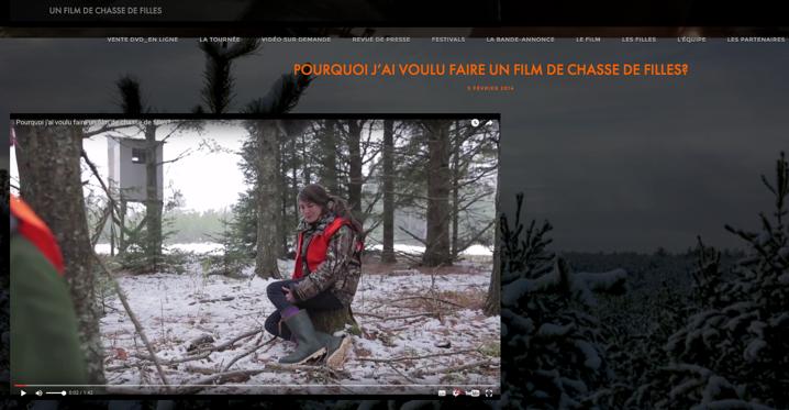 BLOG: Video interview with director Julie Lambert on why she made a video on hunting by girls and women.