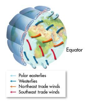Cycles of Matter Heat Transport in the Biosphere The unequal distribution of heat across the globe creates wind and ocean