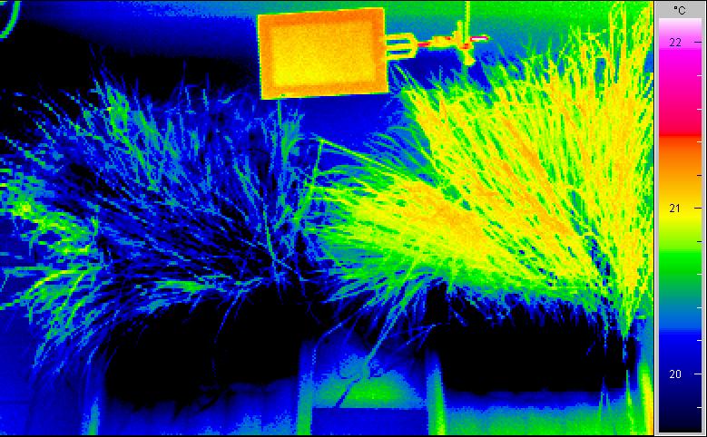 - 4 - The thermal image visualises the thermal self-radiation of the object superposed by reflected thermal radiation from surrounding sources.