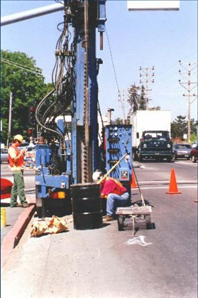 Pavement Assessment Surface, Base and Subgrade Analysis 13 Coring Determination of pavement thickness, layering, condition of each layer, bonding between layers,