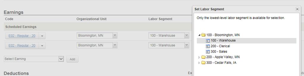 (a permanent rate change must be made at the Compensation tab in the Employee Profile screen) Split an employee s hours worked in