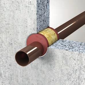 Through penetration firestop systems - Fire Protection Plug ZZ 365 Metallic pipe in solid wall or floor (C-AJ-1642) / Metal pipes up to 4 in.