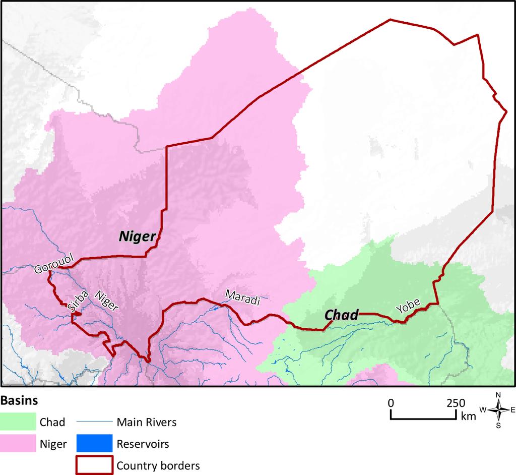 GIS Hydropower Resource Mapping Country Report for Niger 7 HYDROLOGY The Niger River is by far the most important river in the Republic of Niger.