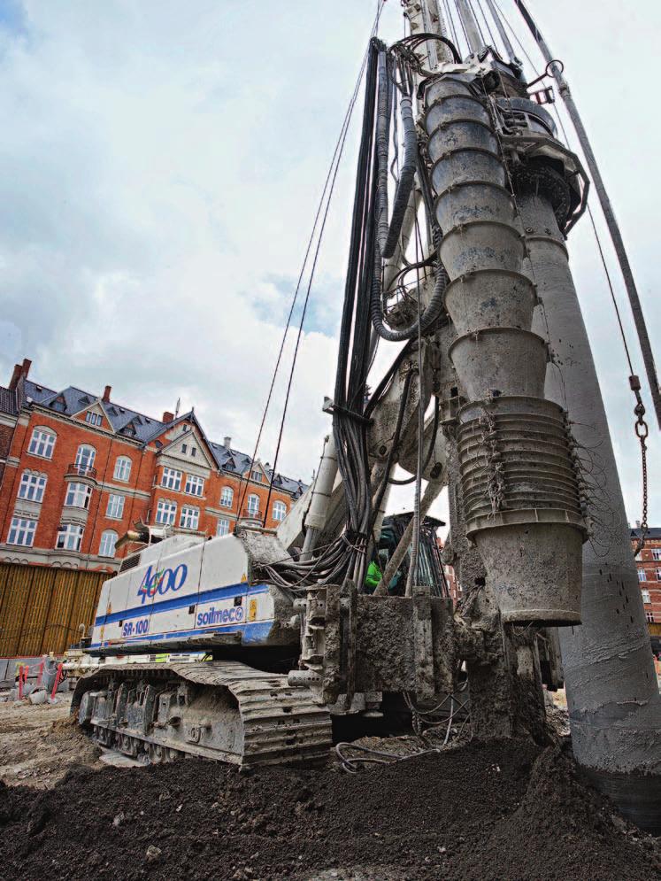 Drills from Soilmec are put to heavy-duty