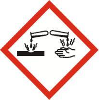 DANGER! Contains Silicic acid potassium salt, and Potassium hydroxide. Statements of Hazard H290 May be corrosive to metals.